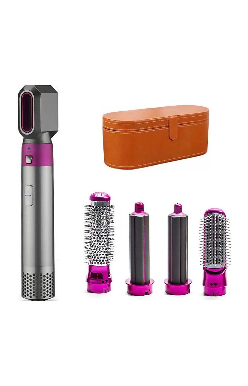 peigne séchoir à cheveux électrique ionique 5-en-1