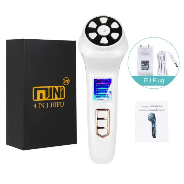 Mini HIFU 4-en-1 GlowLift – Soin beauté raffermissant et rénovateur
