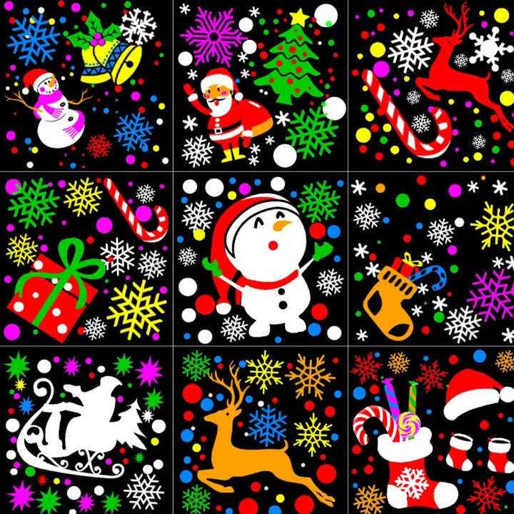 Décoration de Noël Projecteur de Lumière de Nuit LED